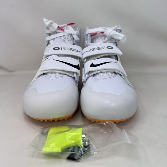 Nike Zoom Javelin Elite 3 Track Spikes White Pink Men’s Size 9 - Picture 3 of 8